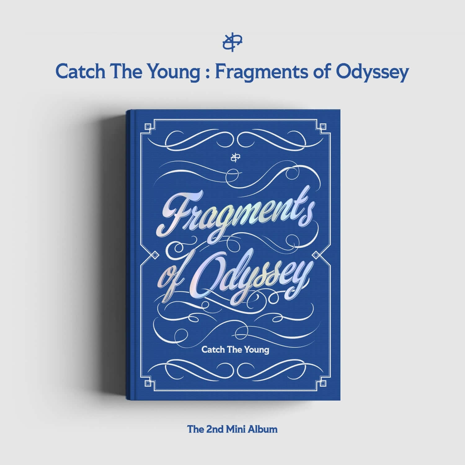 CATCH THE YOUNG - 2nd Album [Catch The Young : Fragments of Odyssey] - album Kpop, pochette bleue sur fond clair