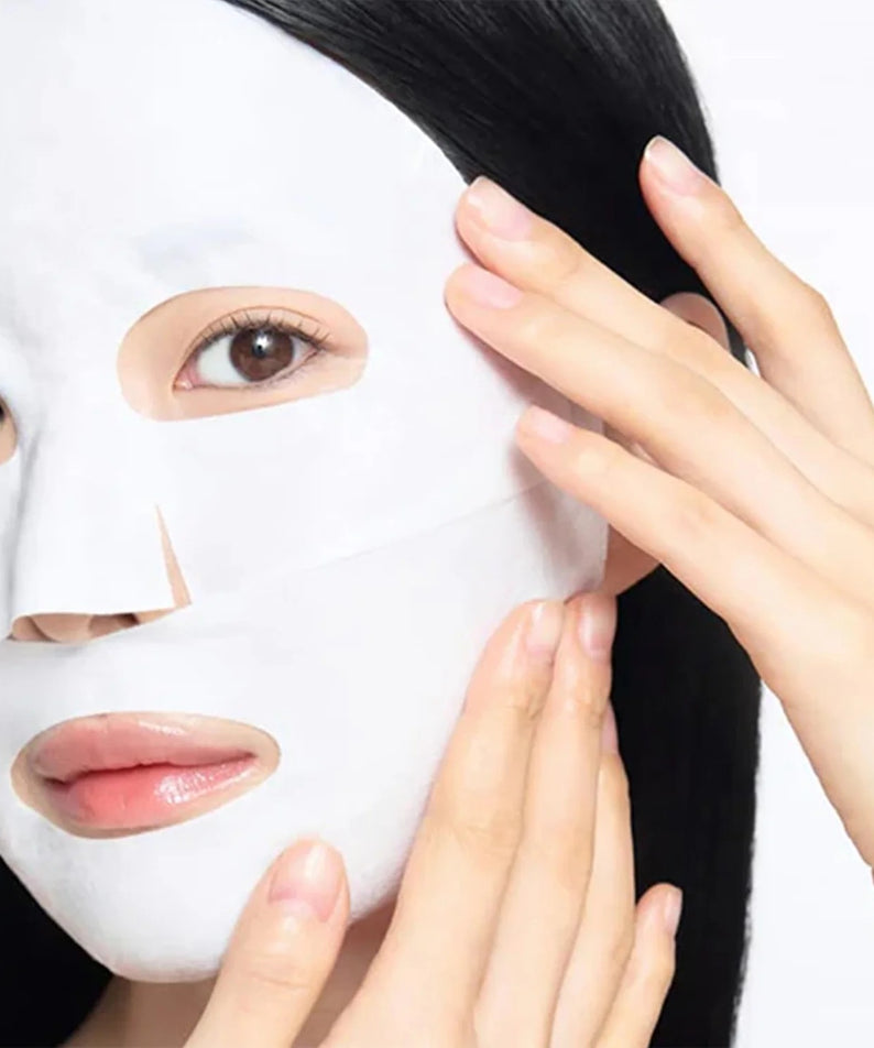 CELIMAX Brightening Pore Blemish Cream Wrapping Mask 1 Sheets : femme au masque visage tissu, brand CELIMAX, peau éclatante.