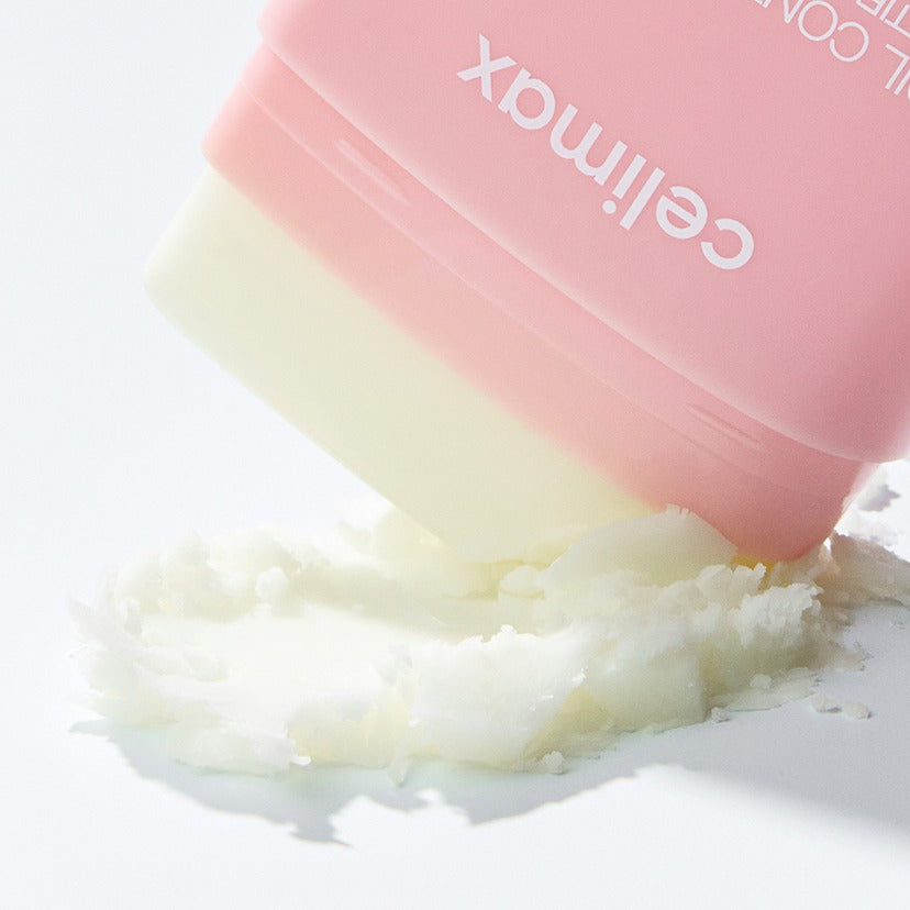 CELIMAX Oil Control Sun Stickk 19g : stick solaire anti-brillance posé sur fond clair, marque et produit en gros plan