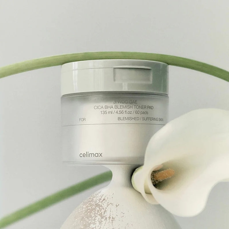 CELIMAX Ji Woo Gae Cica BHA Blemish Toner Pad 60 pads