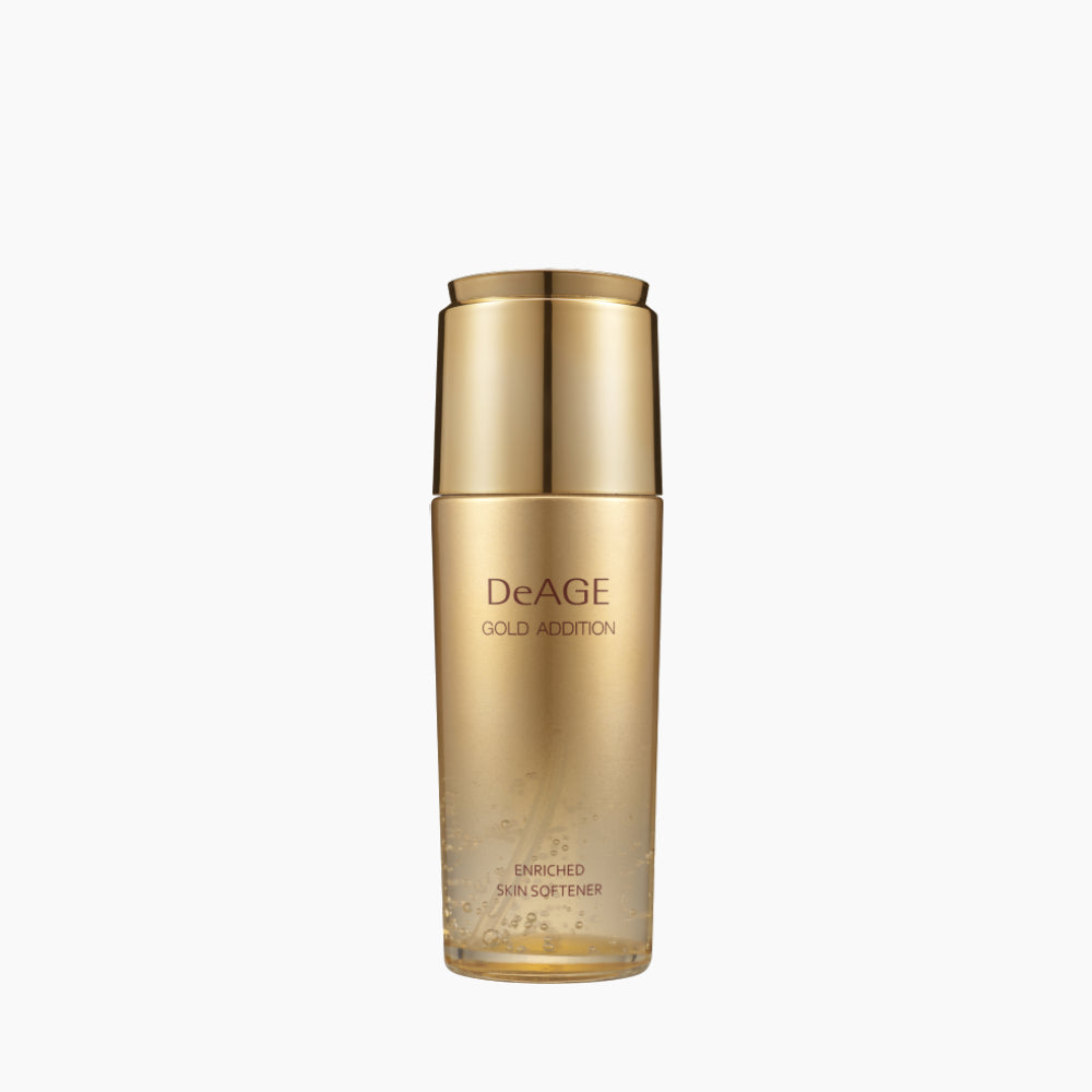 CHARMZONE  Dage Gold Edition Enriched Skin Softener 110ml, flacon doré sur fond clair, produit de la marque CHARMZONE