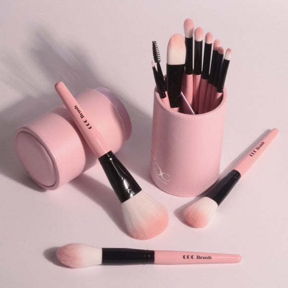 CORINGCO Cotton Candy Make-up Brush 12p Set disponible sur Ma petite Coree, ton Eshop 100% K-beauty en direct de Seoul
