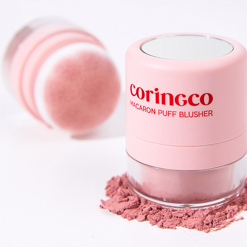 CORINGCO Macaron Puff Blusher