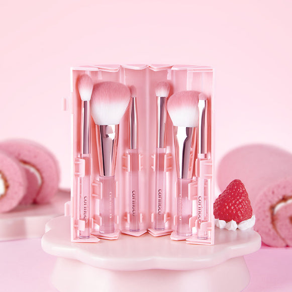 CORINGCO Pink Roll Brush 6p Set disponible sur Ma petite Coree, ton Eshop 100% K-beauty en direct de Seoul