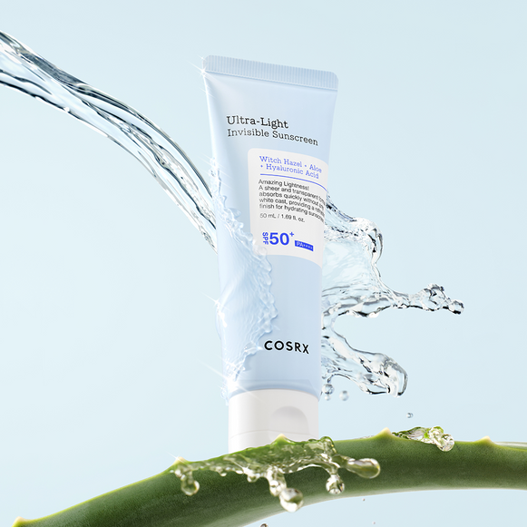 COSRX Ultra-Light Invisible Sunscreen SPF50+ PA++++ 50ml disponible sur Ma petite Coree, ton Eshop 100% K-beauty en direct de Seoul