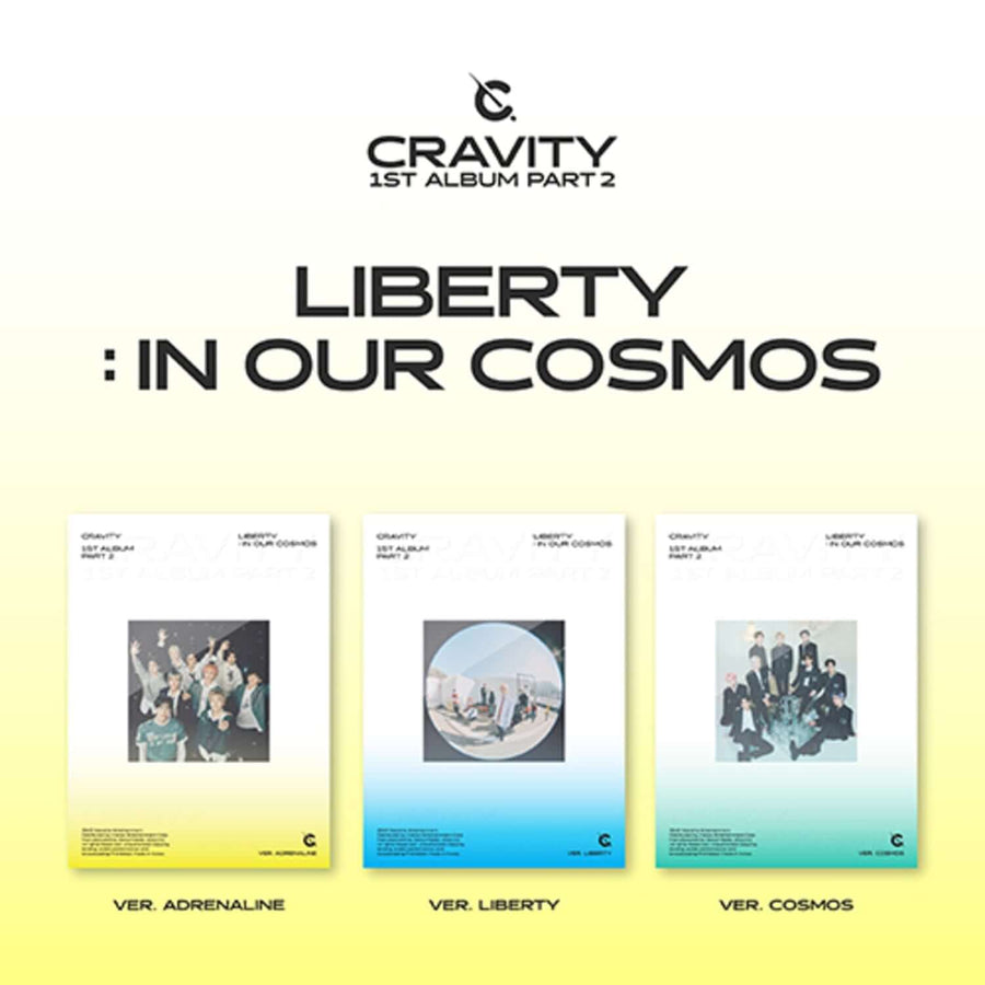 CRAVITY - 1st Album Part.2 [LIBERTY : IN OUR COSMOS] (3 Random) - Album Kpop
