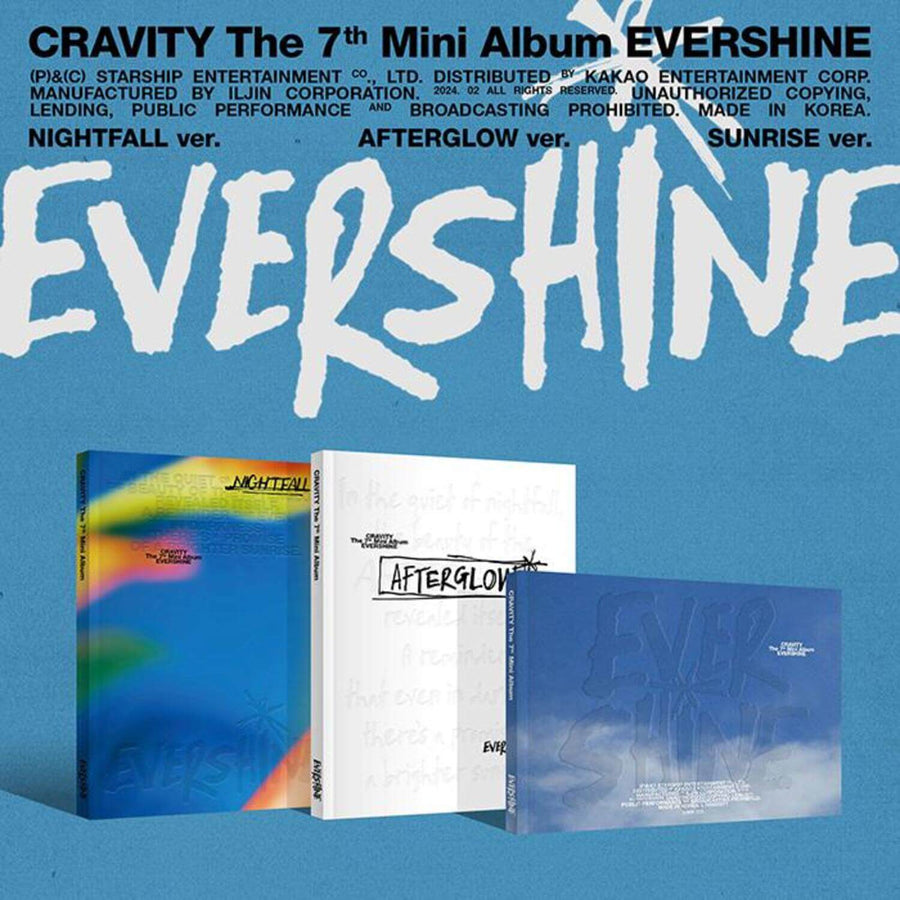 CRAVITY - 7th Album [EVERSHINE] (Random 1 of 3) - Album Kpop