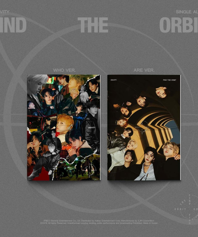 CRAVITY - CRAVITY Single Album [FIND THE ORBIT] (WHO ver. / ARE ver.) (Random) - Album Kpop : jaquettes visuelles.