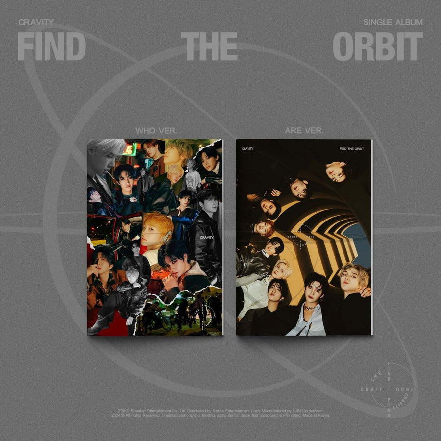 CRAVITY - CRAVITY Single Album [FIND THE ORBIT] (WHO ver. / ARE ver.) (Set of 2) - Album Kpop