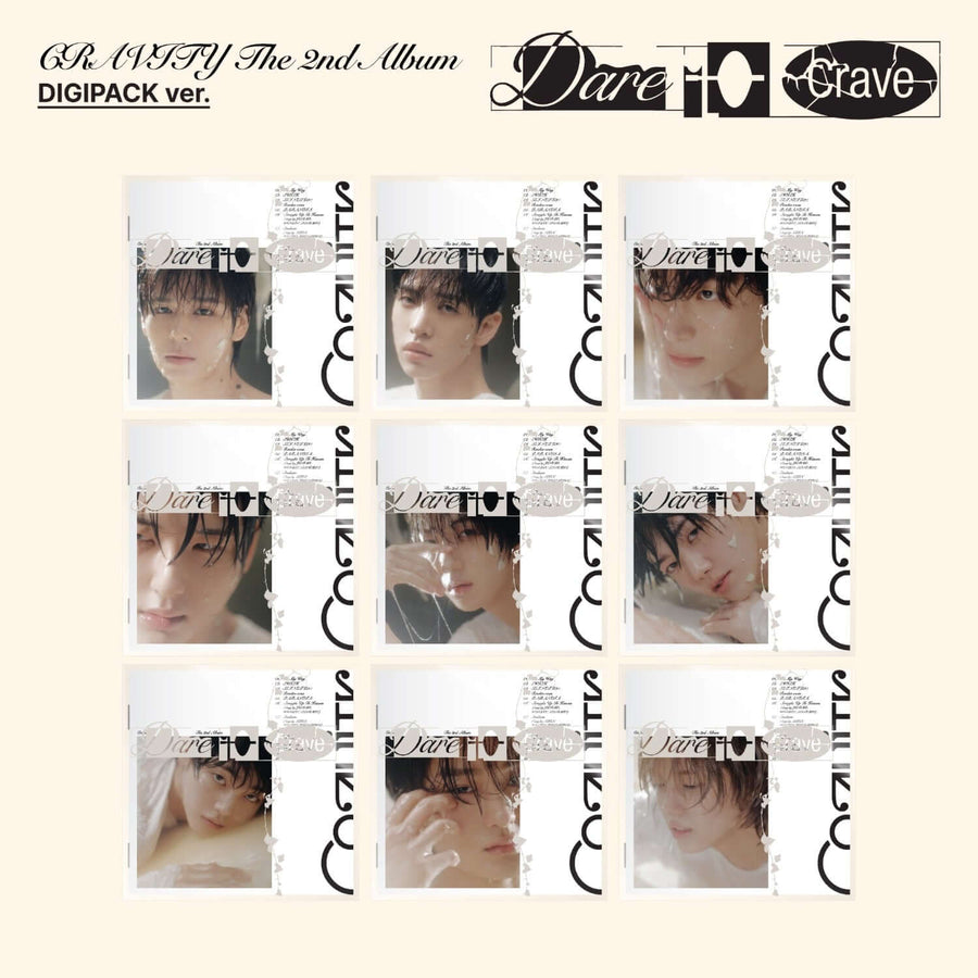 CRAVITY - The 2nd Album [Dare to Crave] (DIGIPACK ver.) (Random 1 of 9) - Album Kpop