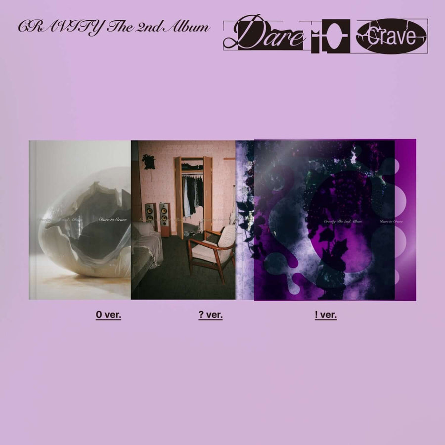 CRAVITY - The 2nd Album [Dare to Crave] (Set of 3) - Album Kpop