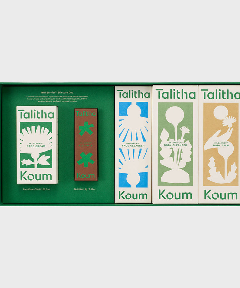 TALITHA KOUM HM+ Barrier Full Set (Face Cream, Multi Balm, Face Cleanser, Body Balm & Body Cleanser)