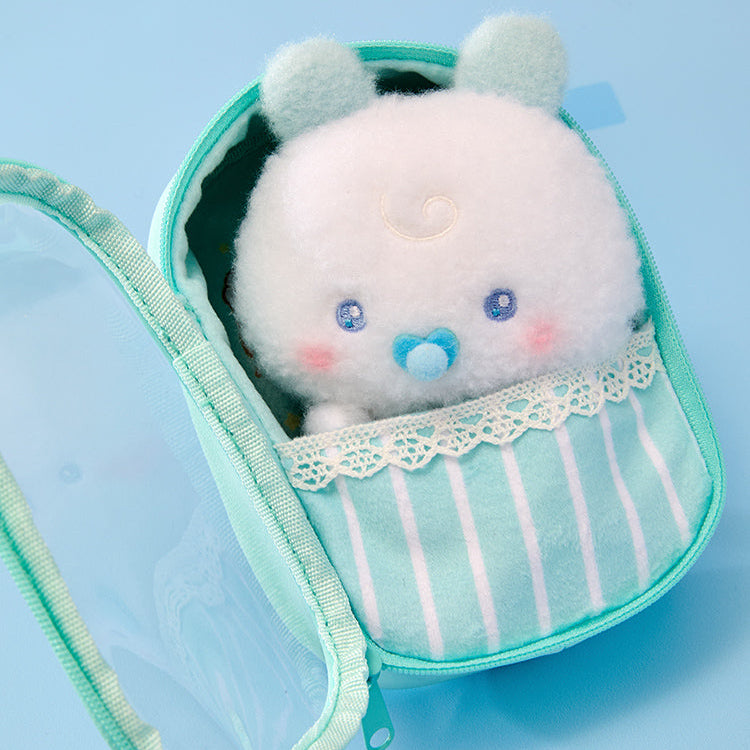 BT21  MMMM BABY PVC Transparent White Pouch