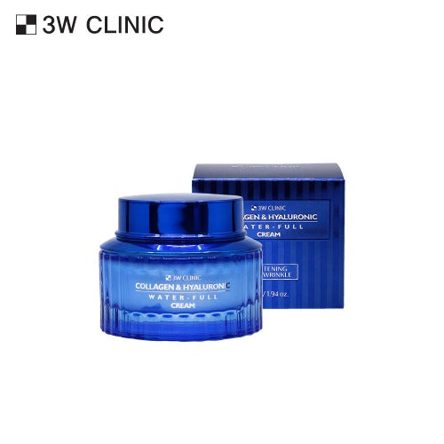 3W CLINIC Collagen And Hyaluronic Water-Full Cream 50g