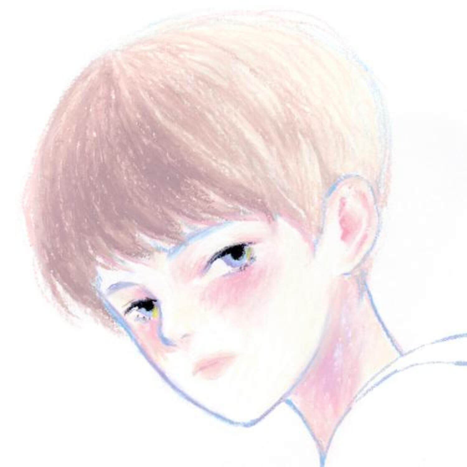 DABANG - (EP) - Album Kpop : visuel du chanteur DABANG, portrait en couleurs pastel, couverture EP Kpop vibrant.