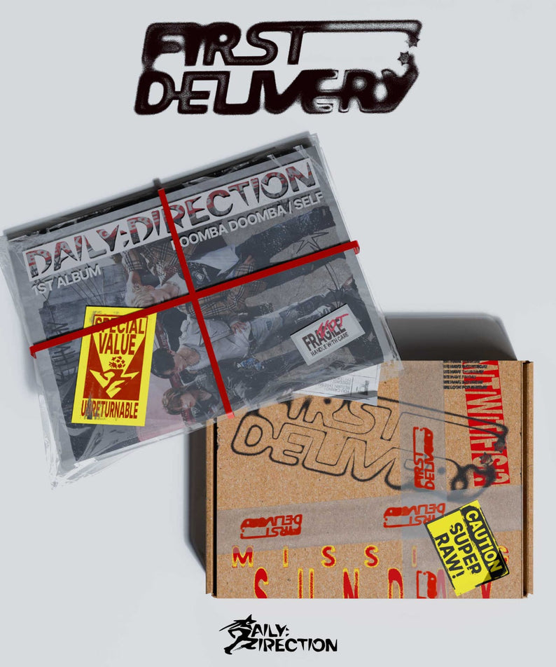DAILY:DIRECTION - [First:Delivery] (EXPRESS ver./ NEWSPAPER ver. ) (Random 1 of 2) - Album Kpop, coffret et visuels promo sur fond clair