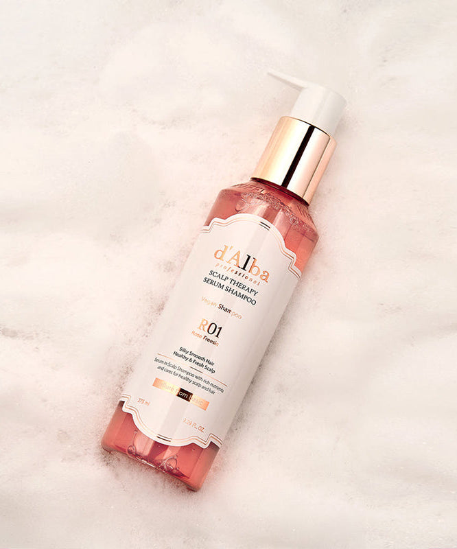 D'ALBA Professional Repairing Scalp Therapy Serum Shampoo Rose Freesia 275ml