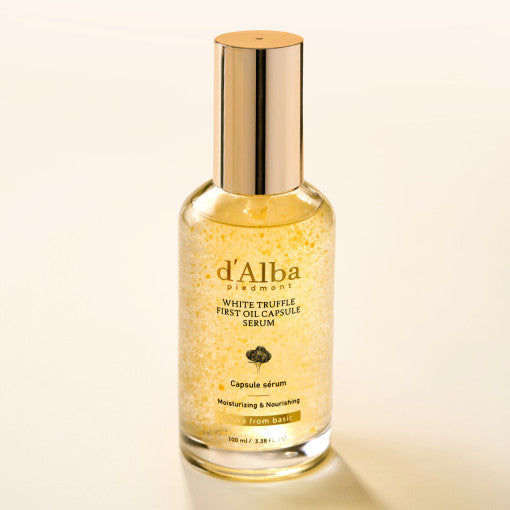 D'ALBA White truffle First Oil Capsule Serum 100ml disponible sur Ma petite Coree, ton Eshop 100% K-beauty en direct de Seoul