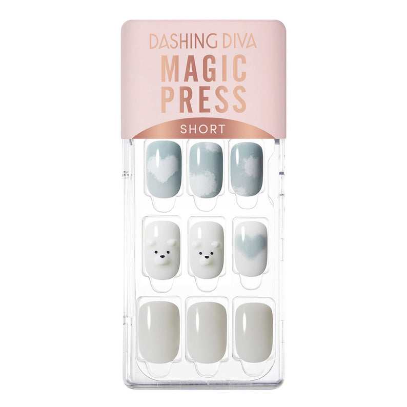 DASHING DIVA MAGIC PRESS Cloudy Bear - Short Square disponible sur Ma petite Coree, ton Eshop 100% K-beauty en direct de Seoul
