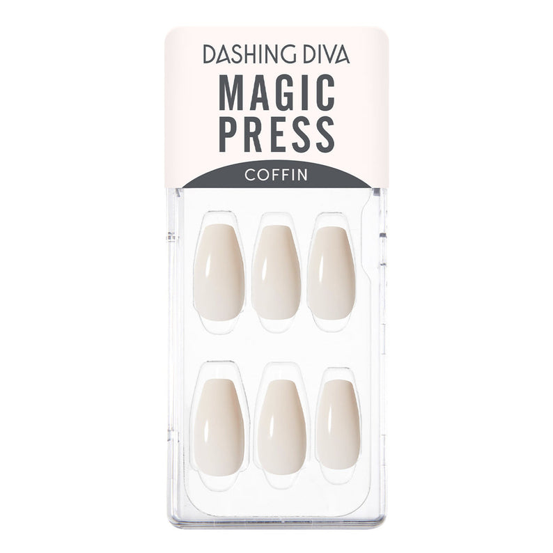 DASHING DIVA MAGIC PRESS Ivory - Coffin disponible sur Ma petite Coree, ton Eshop 100% K-beauty en direct de Seoul