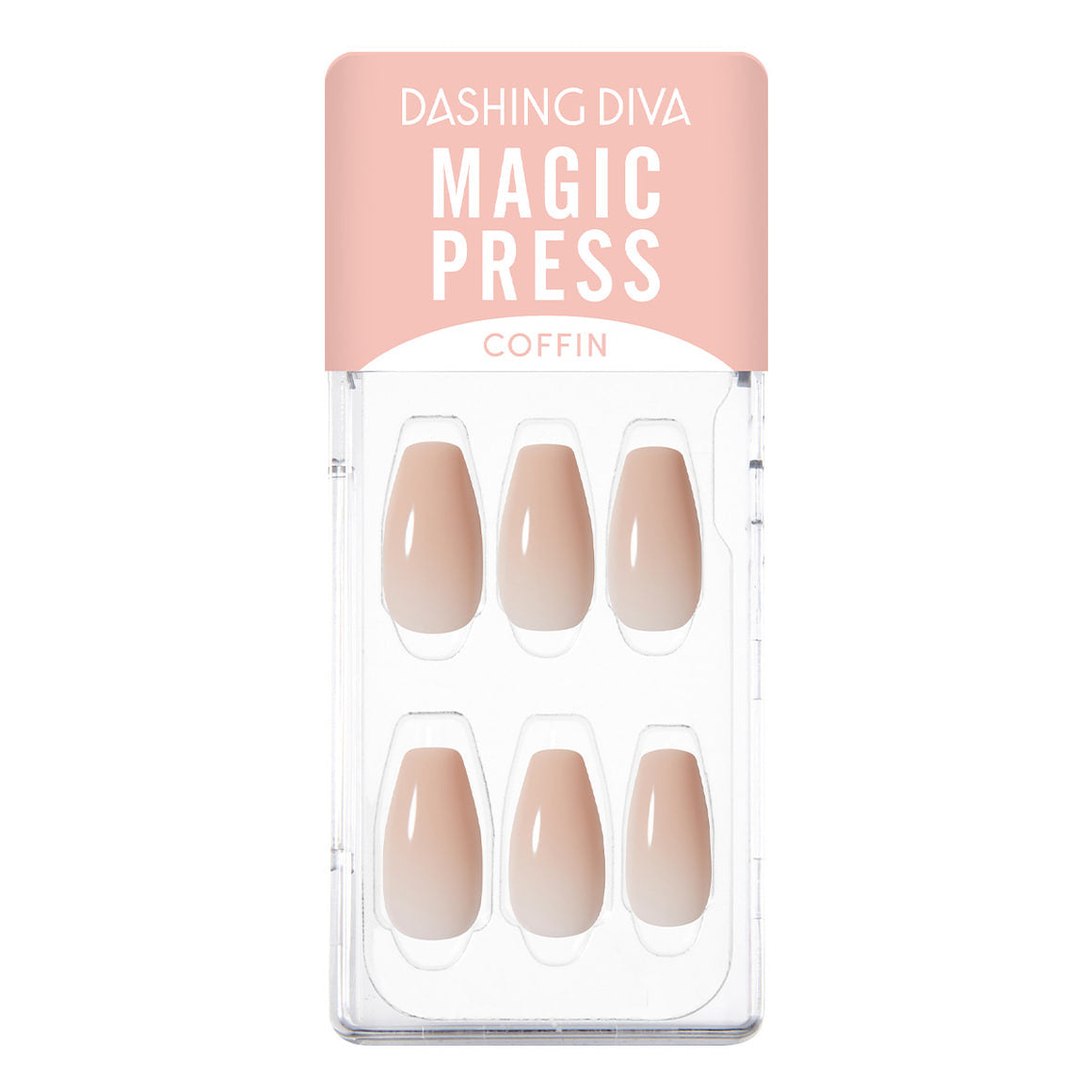 DASHING DIVA MAGIC PRESS Rose Beige - Coffin disponible sur Ma petite Coree, ton Eshop 100% K-beauty en direct de Seoul