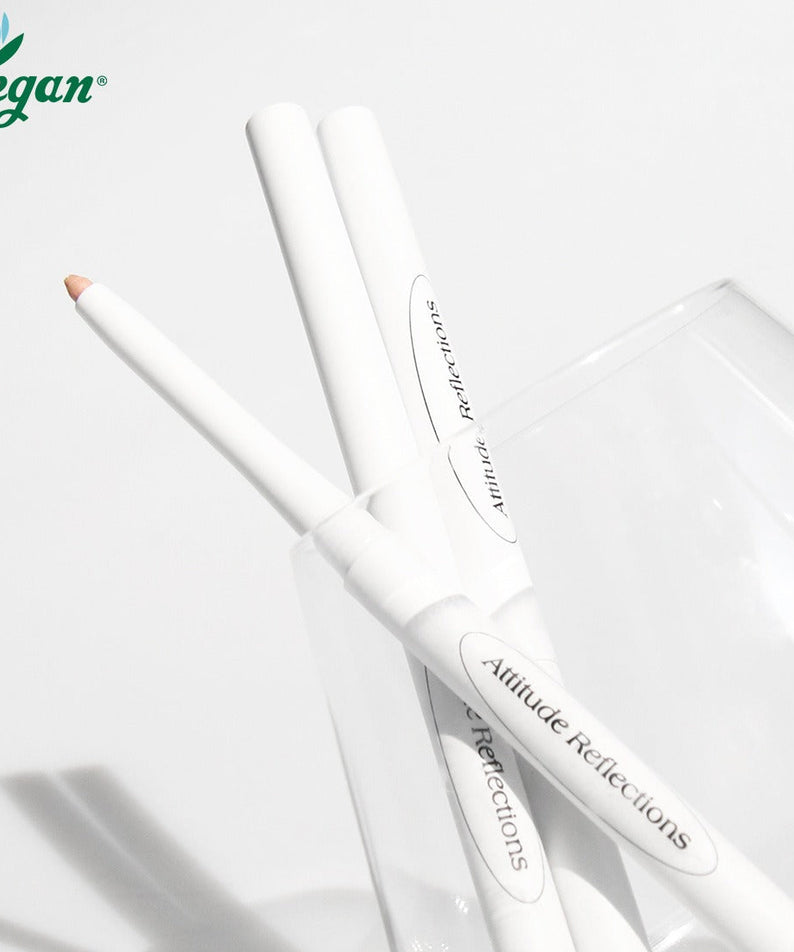 DEAR.A Slim Tip Cute Eyes Maker, marque DEAR.A, stylos yeux à pointe fine sur fond clair, look maquillage vegan
