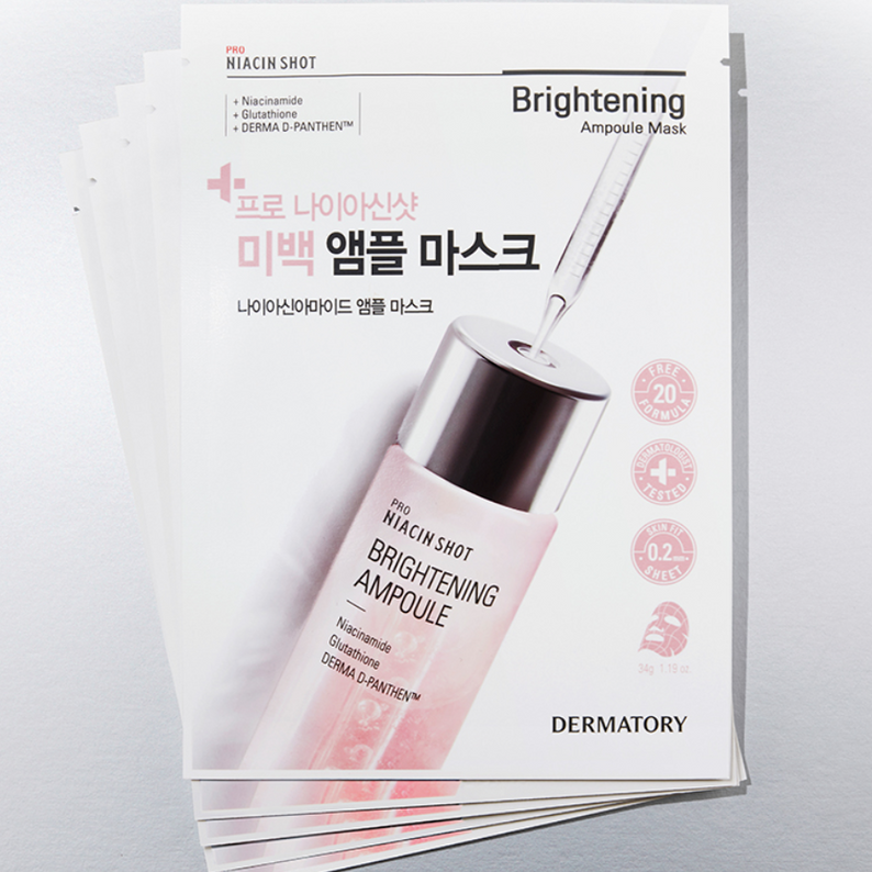 DERMATORY Pro Ampoule Mask x10 disponible sur Ma petite Coree, ton Eshop 100% K-beauty en direct de Seoul