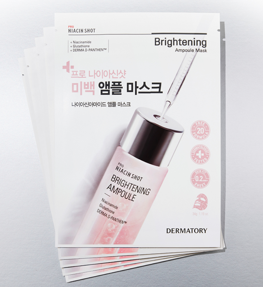 DERMATORY Pro Ampoule Mask x10 disponible sur Ma petite Coree, ton Eshop 100% K-beauty en direct de Seoul