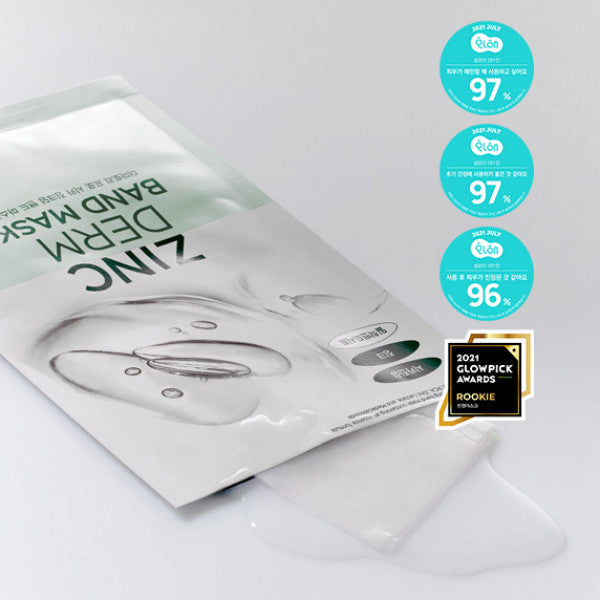 DERMATORY Zinc Derm Band Mask disponible sur Ma petite Coree, ton Eshop 100% K-beauty en direct de Seoul