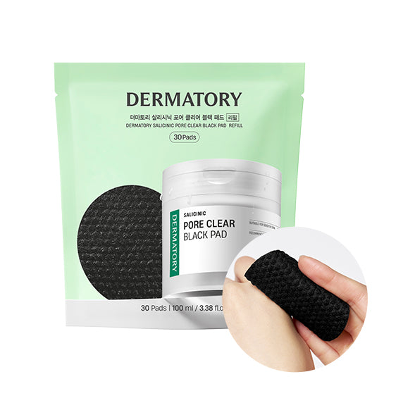 DERMATORY Salicinic Pore Clear Black Pad Refill 30 sheets