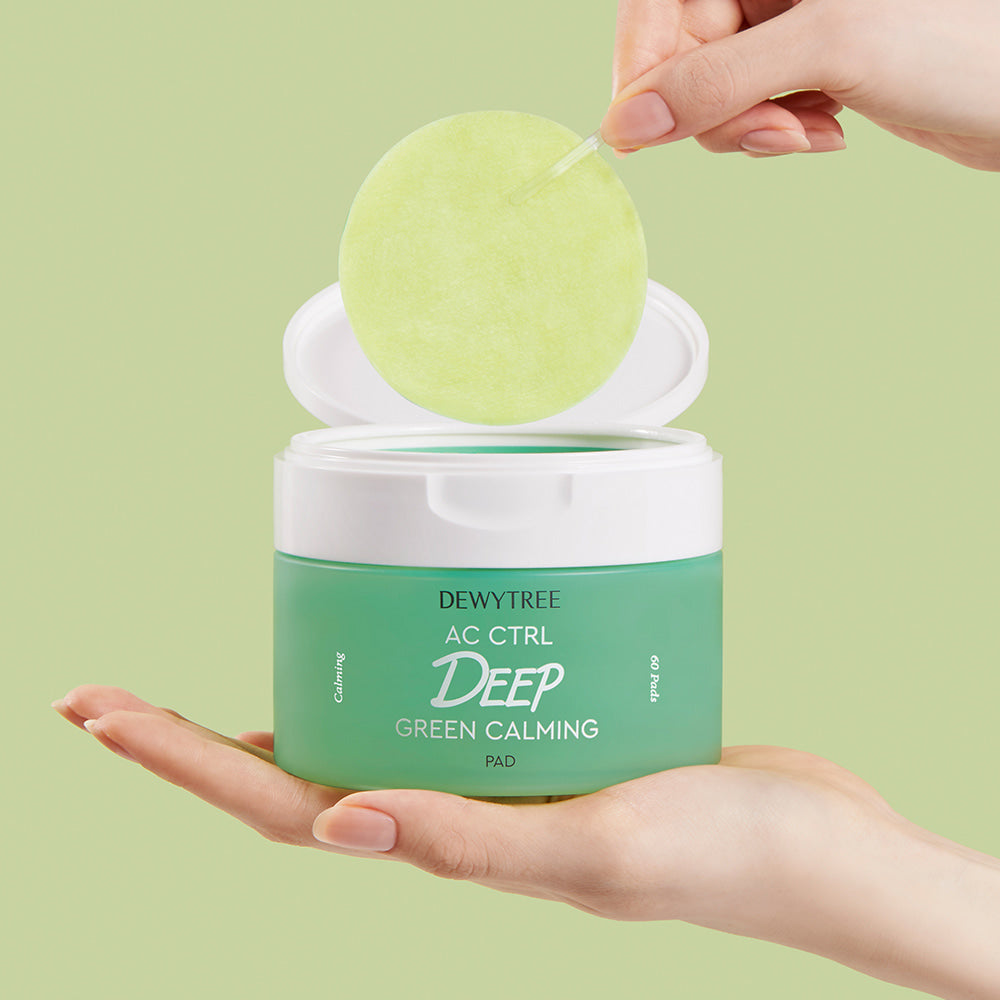 DEWYTREE AC CTRL EX Deep Green Calming Pad 60p 180g disponible sur Ma petite Coree, ton Eshop 100% K-beauty en direct de Seoul