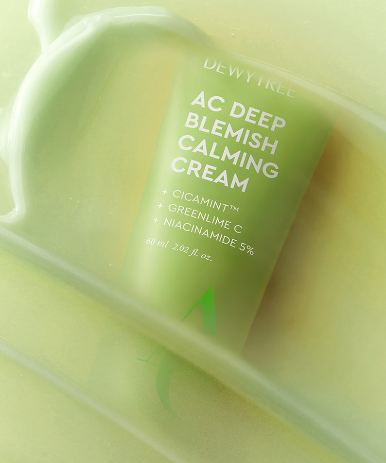 DEWYTREE AC Deep Trace Soothing Cream 60ml en tube vert