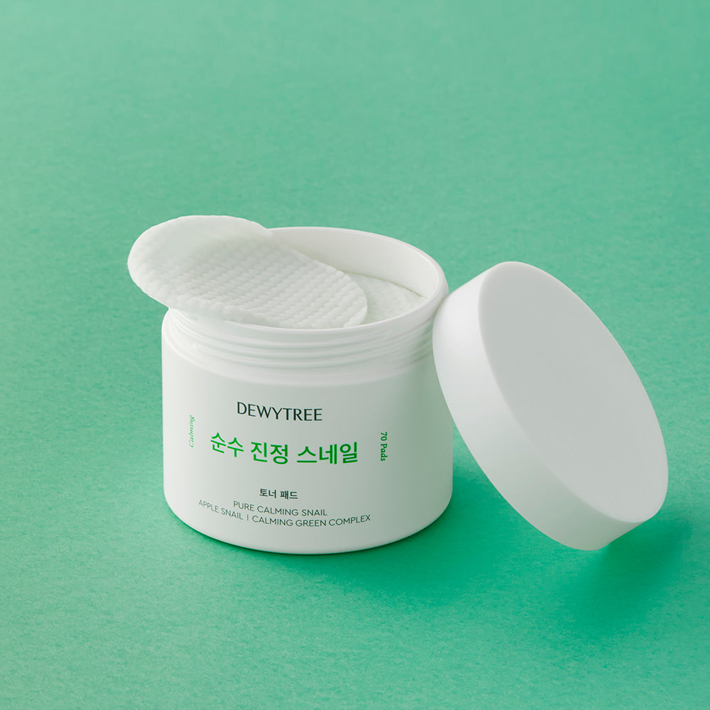 DEWYTREE Pure Calming Snail Apple Snail Toner Pads 70p 190ml disponible sur Ma petite Coree, ton Eshop 100% K-beauty en direct de Seoul