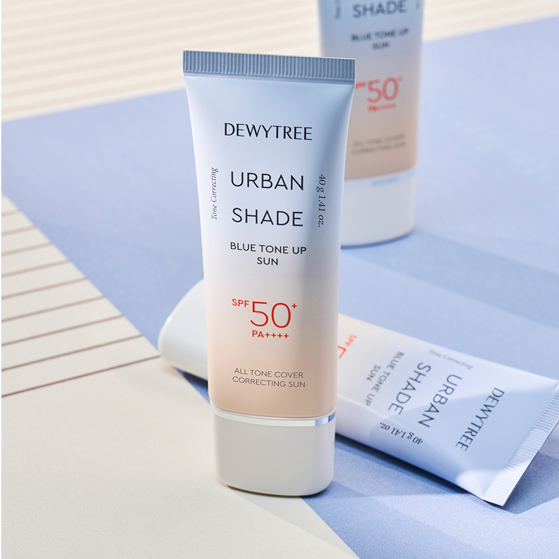 DEWYTREE Urban Shade Blue Tone Up Sun 40g disponible sur Ma petite Coree, ton Eshop 100% K-beauty en direct de Seoul