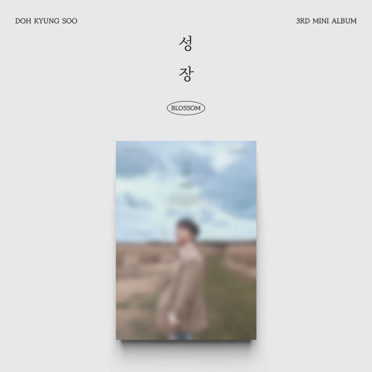 D.O. - 3rd Mini Album (MARS Ver.) - Album Kpop, couverture avec ciel bleu et paysage, style K-pop DO Kyungsoo