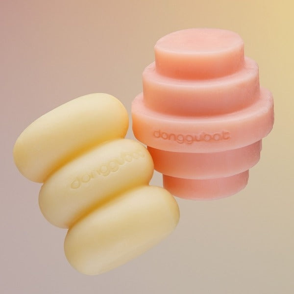 DONGGUBAT Eau De Toilette Object Perfume Bar Mellow Rosa Garden 150g : bar de parfum en forme de boutons, marque DONGGUBAT