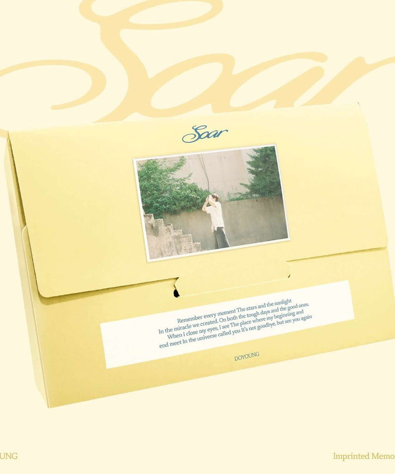 DOYOUNG - 2nd Album [Soar] (Imprinted Memory Ver.) (Smart Album) - Album Kpop : coffret beige “Imprinted Memory”