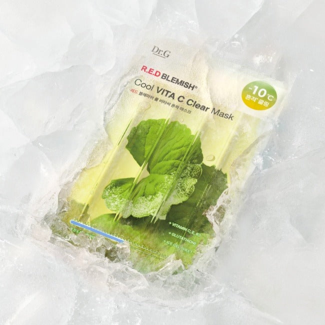 DR.G Red Blemish Cool Vita C Trace Mask 10 Sheets
