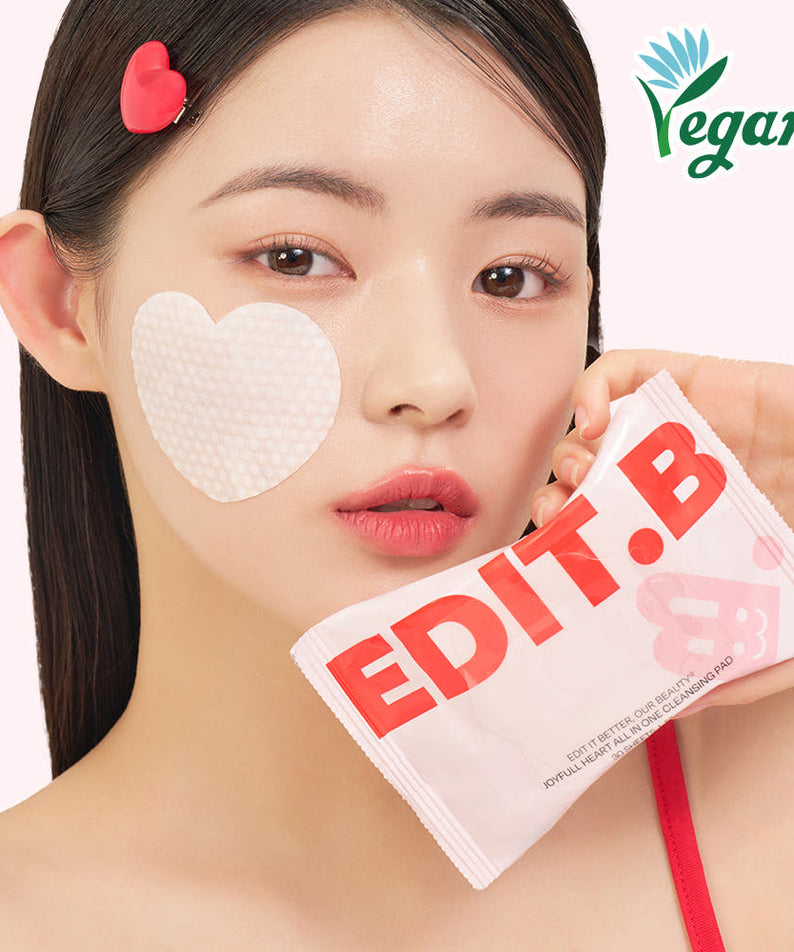 EDIT.B Joyful Heart All-in-One Cleansin Pad 30 Sheets