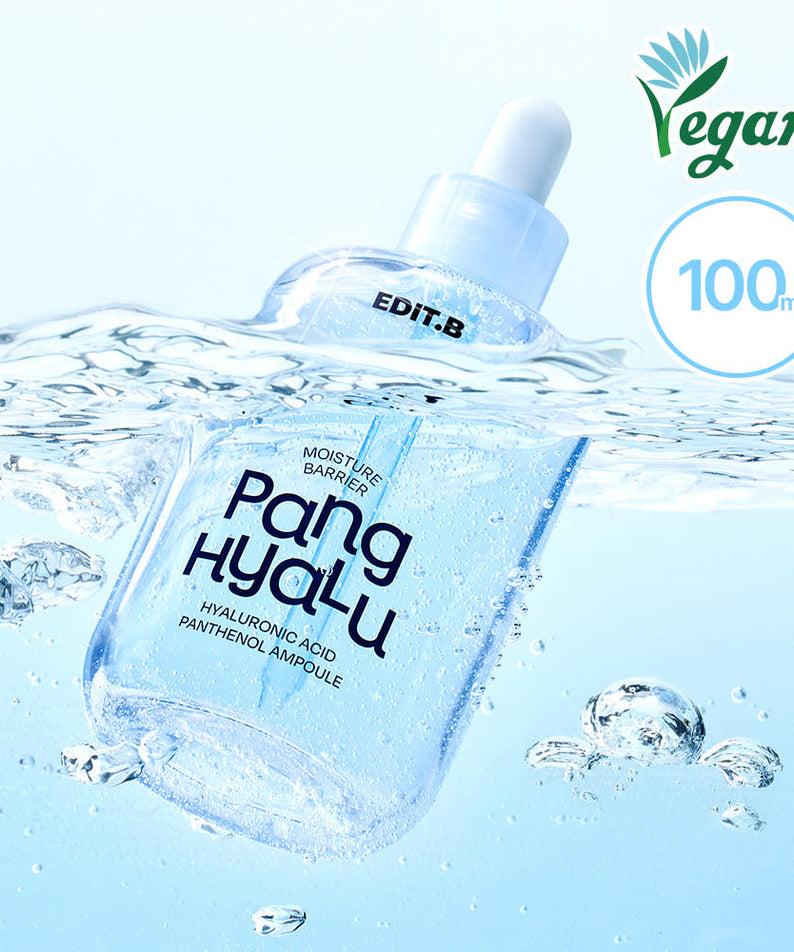 EDIT.B Moisture Barrier Pang Hyalu Hyaluronic Acid Panthenol Ampoule 100ml