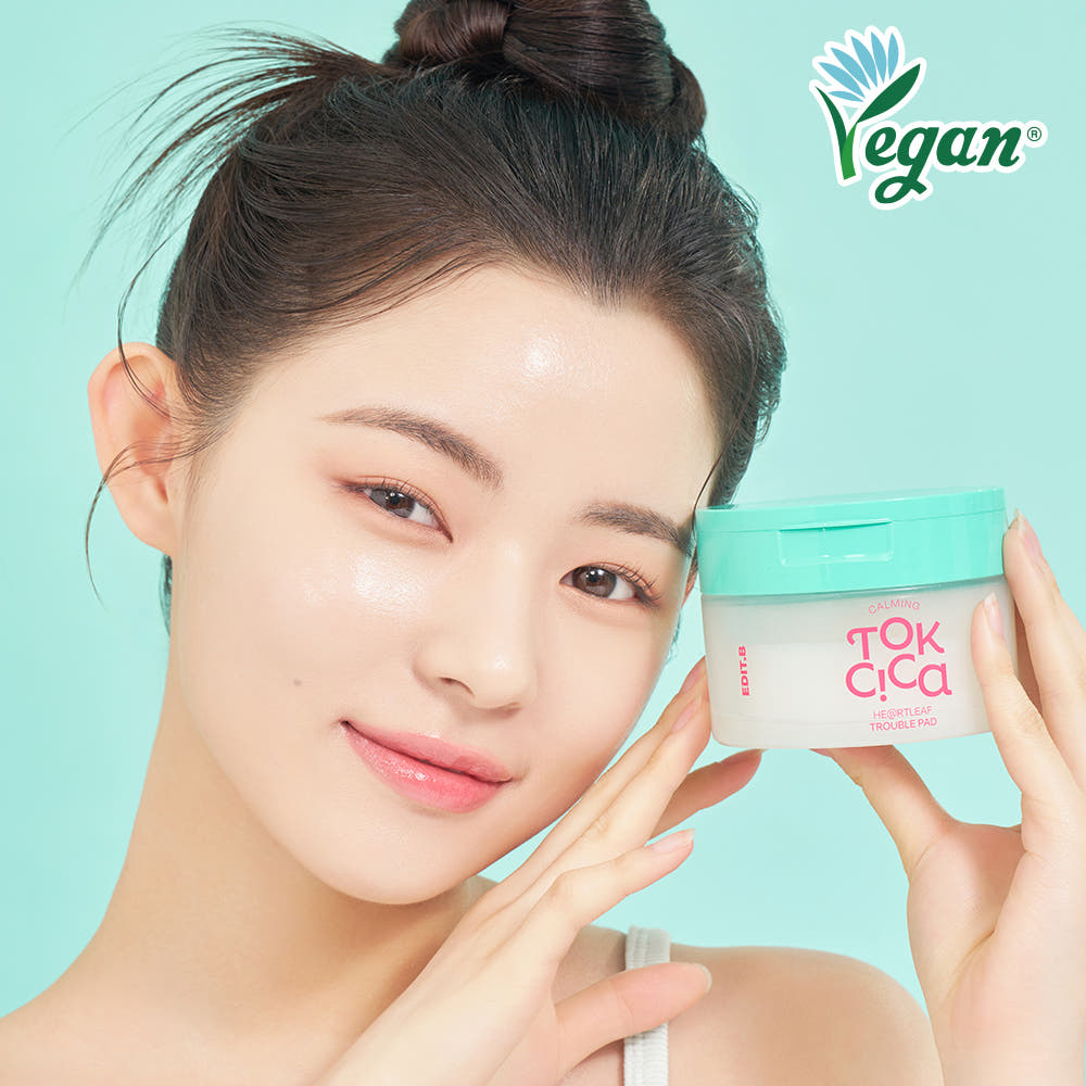 EDIT.B Calming Tok Cica Heartleaf Trouble Pad 70p 160ml