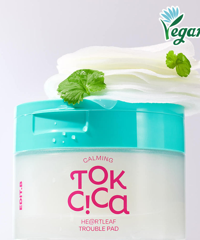 EDIT.B Calming Tok Cica Heartleaf Trouble Pad 70p 160ml