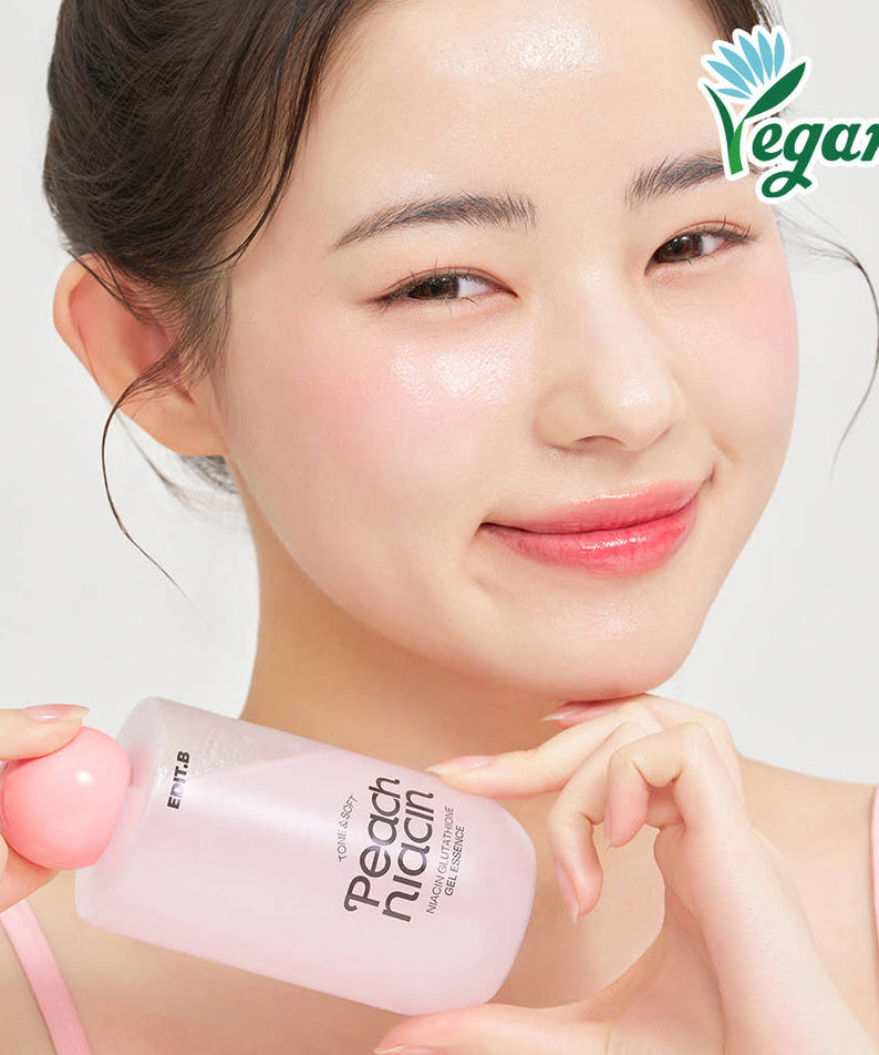 EDIT.B Tone & Soft Peach Niacin Glutathione Gel Essence 200ml
