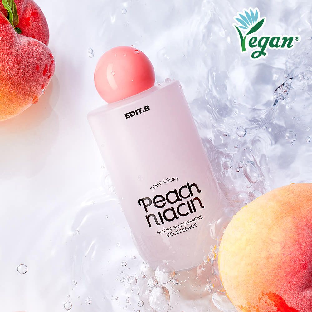 EDIT.B Tone & Soft Peach Niacin Glutathione Gel Essence 200ml
