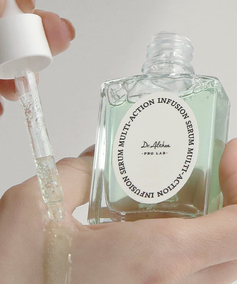 DR.ALTHEA Multi-action Infusion Serum 30ml avec pipette, soin de beauté efficace.