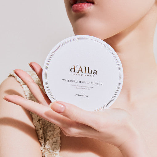 D'ALBA Waterfull Fresh Sun Cushion en stock sur Ma Petite Corée