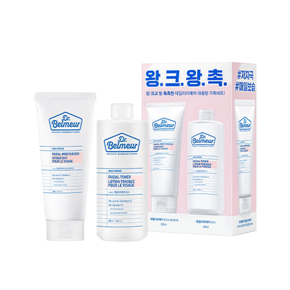 DR.BELMEUR Daily Skincare Set (Moisturizer+Toner) disponible sur Ma petite Coree, ton Eshop 100% K-beauty en direct de Seoul