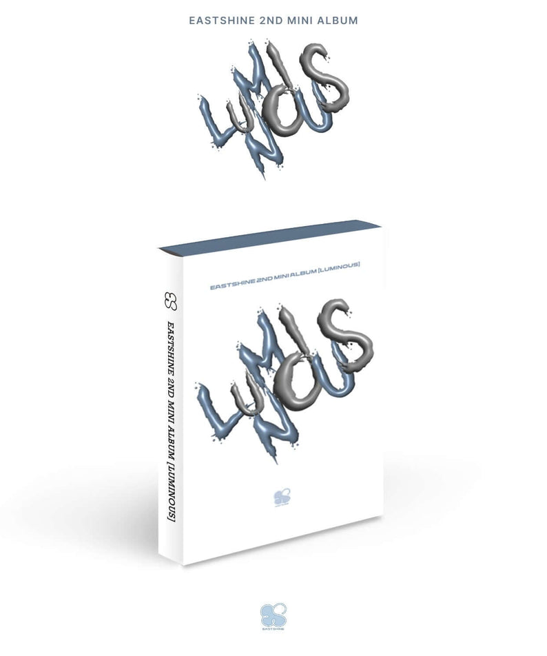 EASTSHINE - 2nd Album [LUMINOUS] (Platform Ver.) - Album Kpop : visuel boîte blanche, style lumineux, marque EASTSHINE, 3D.
