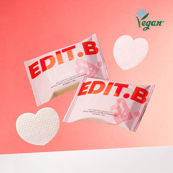 EDIT.B Joyful Heart All-in-One Cleansin Pad 30 Sheets