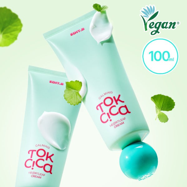 EDIT.B Calming Tok Cica Heartleaf Cream 100ml disponible sur Ma petite Coree, ton Eshop 100% K-beauty en direct de Seoul